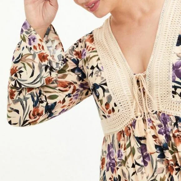 Torrid 3 Floral Mini Dress - Picture 7 of 10